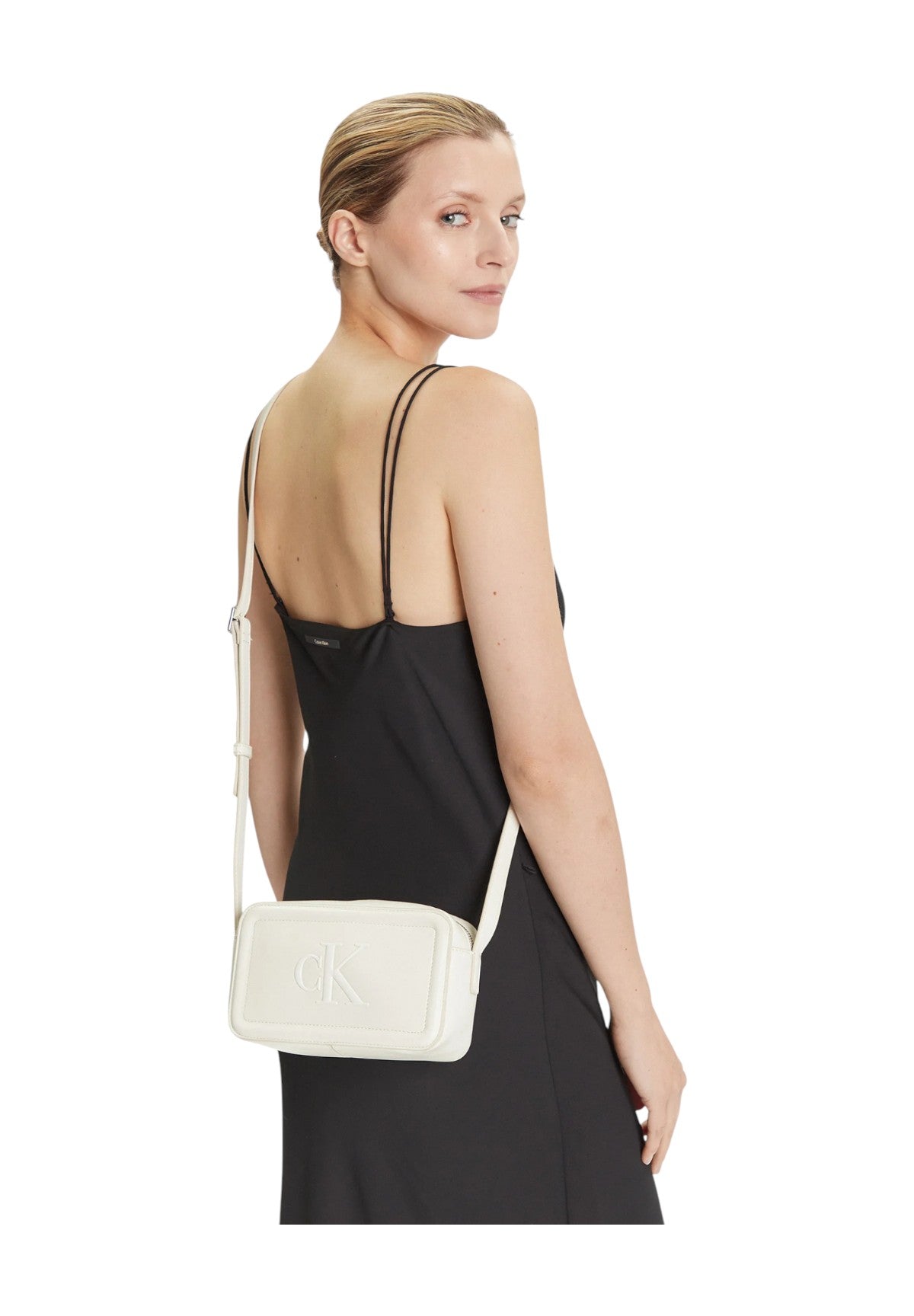 Borsa a Tracolla Bold Ck LV04F3220G Lily White