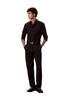 Calvin Klein Camicia a Maniche Lunghe Solid Stretch LV04LB145G Black
