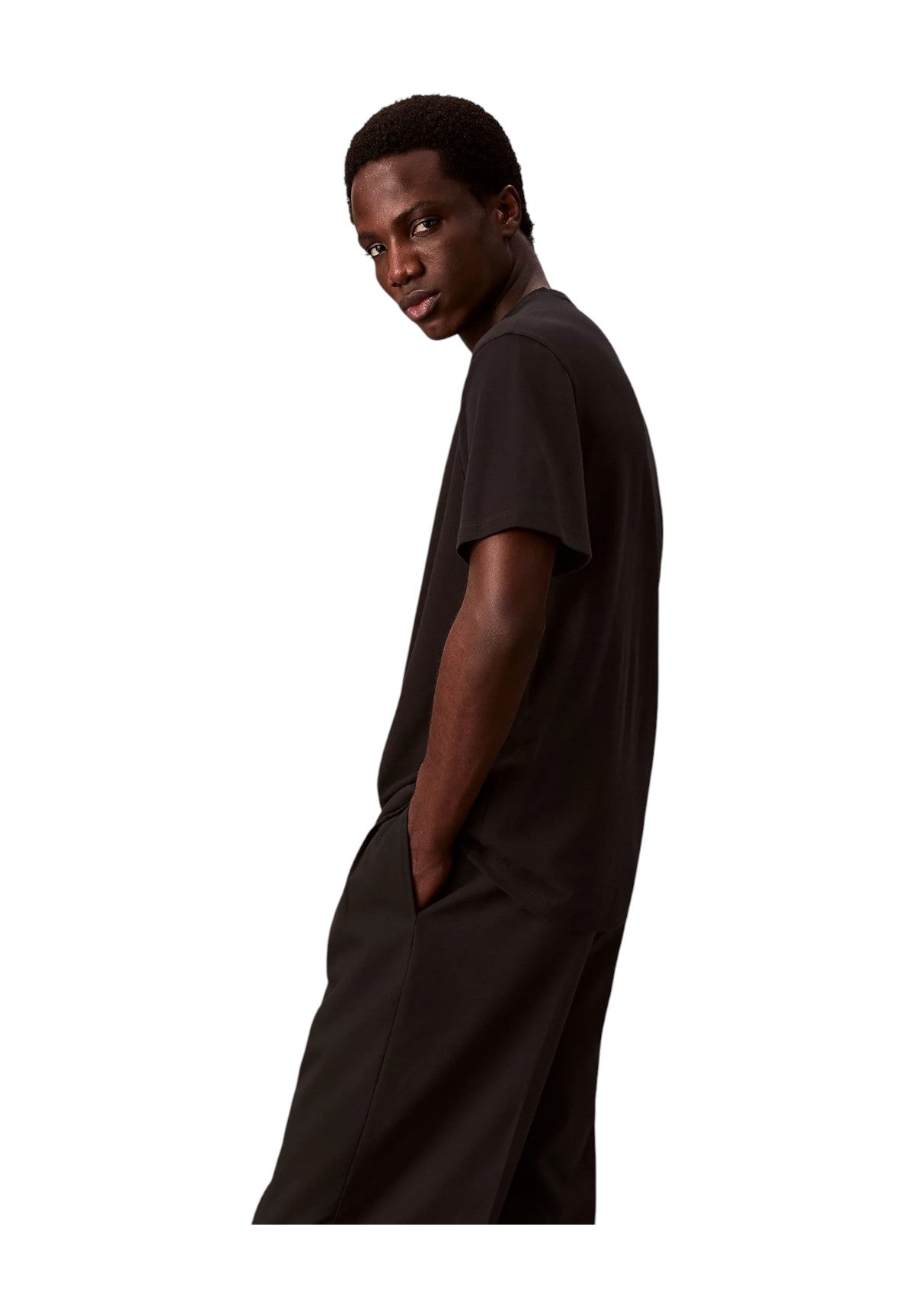 T-shirt a Maniche Corte Supima LV04LB275G Black