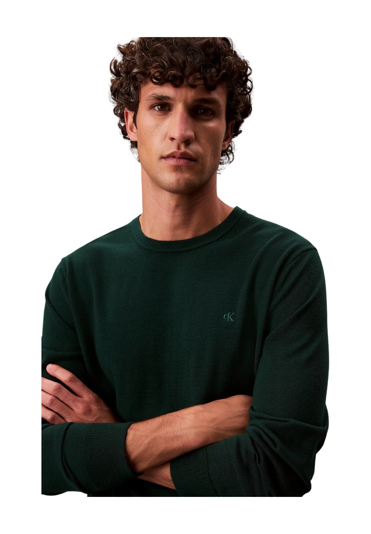 Maglione Girocollo 100% Merino LV04LB305G Miami Green