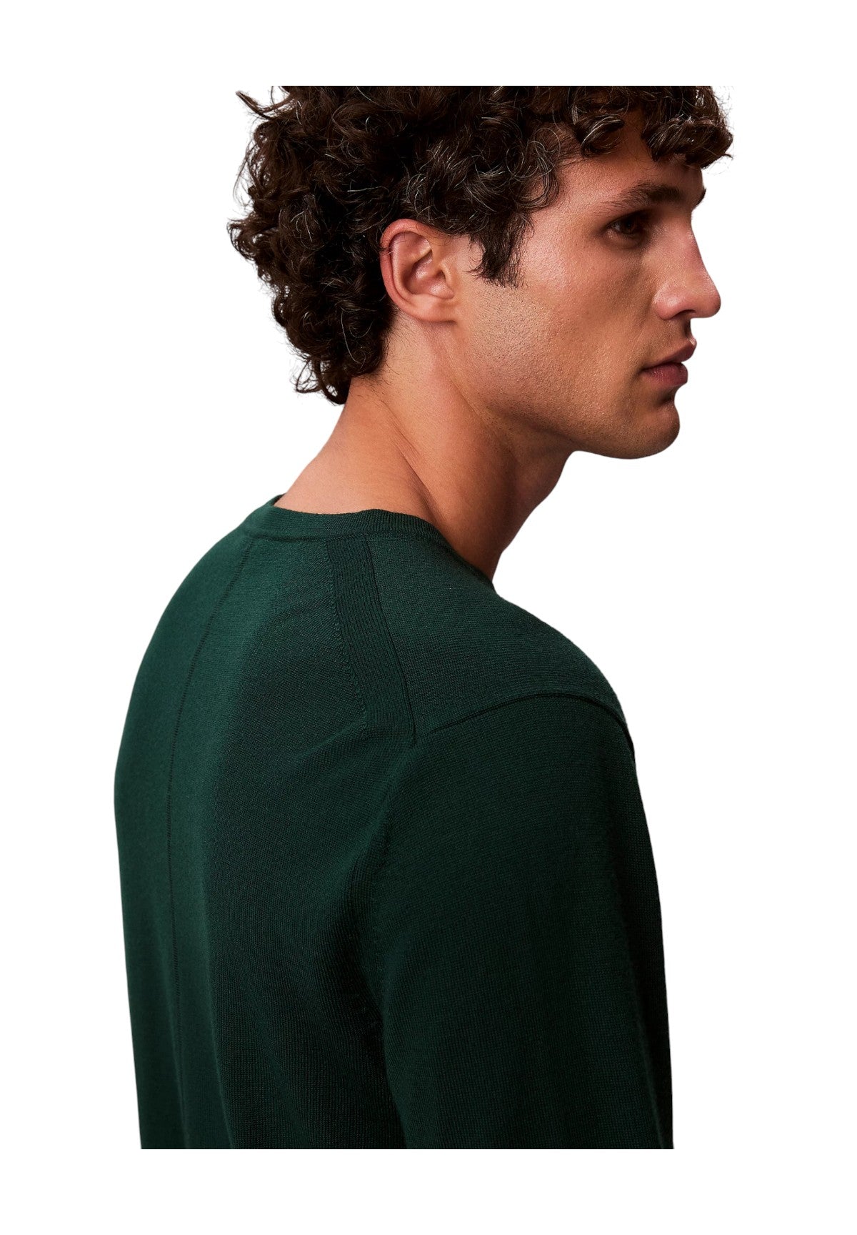Maglione Girocollo 100% Merino LV04LB305G Miami Green