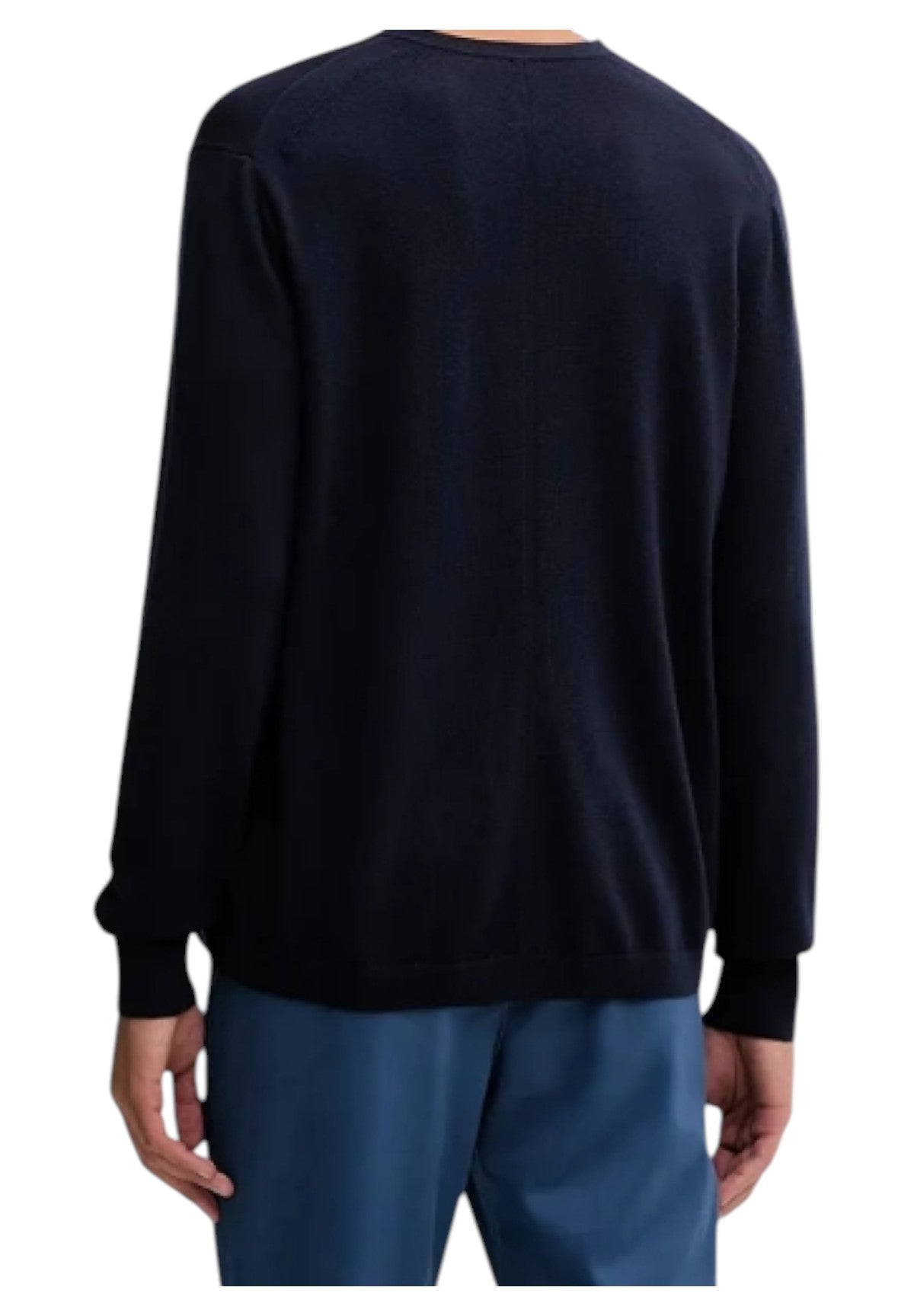 Maglione Girocollo 100% Merino LV04LB305G Dark sapphire