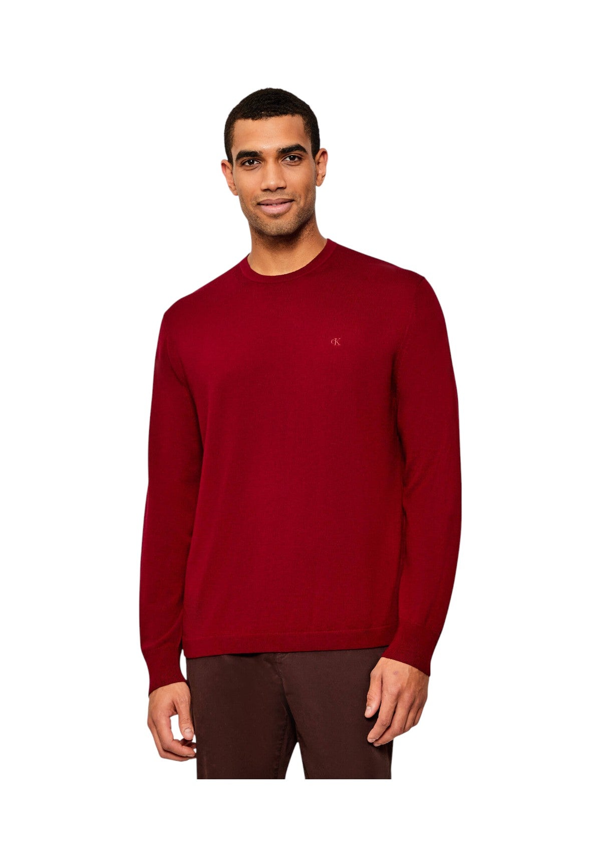 Maglione Girocollo 100% Merino LV04LB305G Beet Red