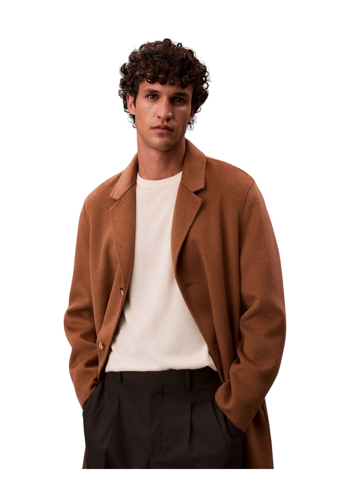 Maglione Girocollo 100% Merino LV04LB305G Antique White