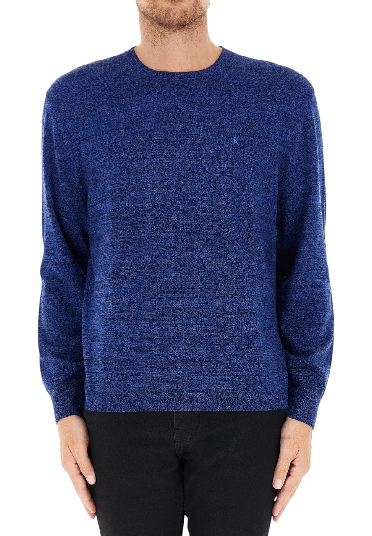 Maglione Girocollo 100% Merino LV04LB305G Ocean Tides Mouline