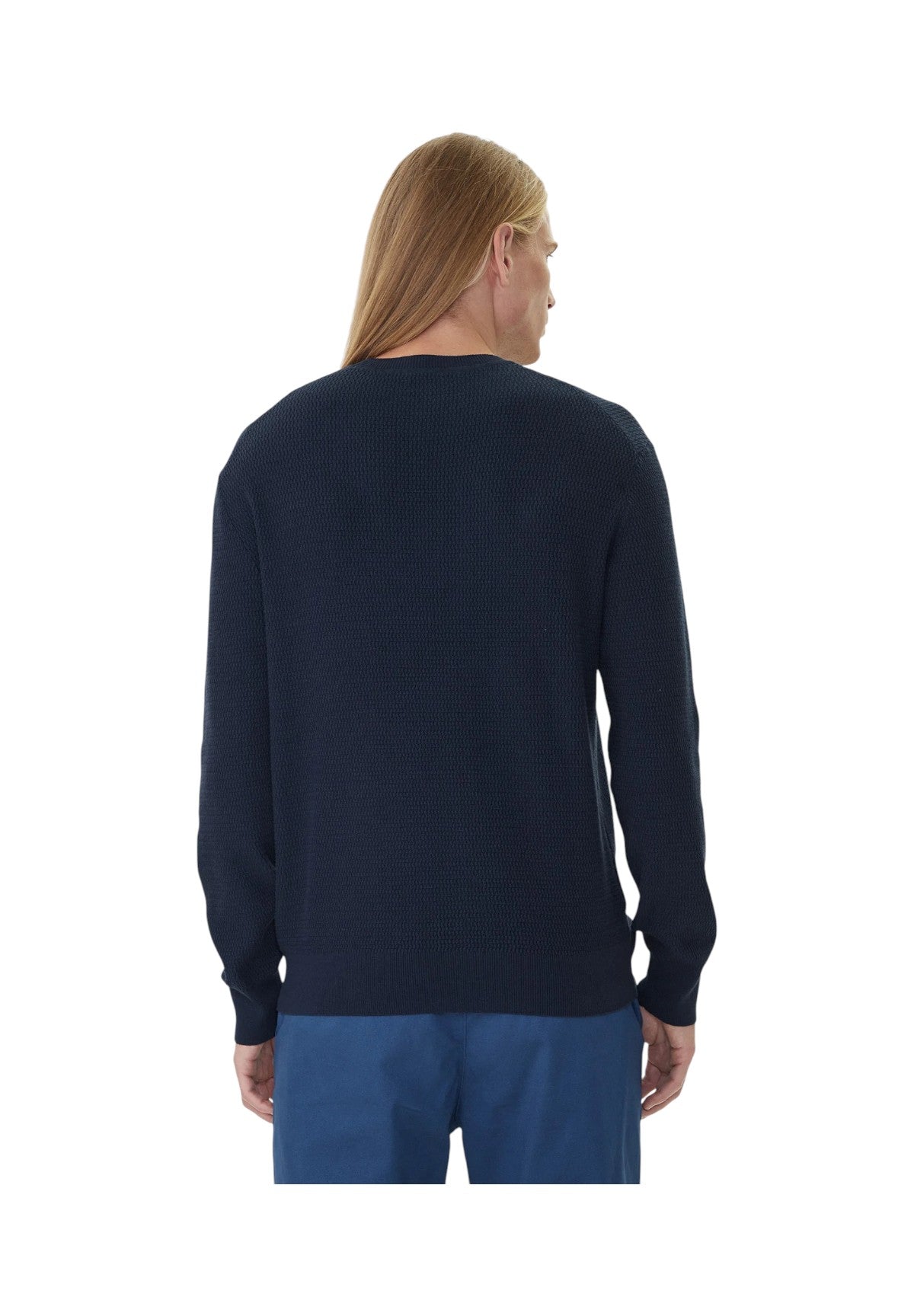 Maglione Girocollo Texture LV04LB327G Dark sapphire