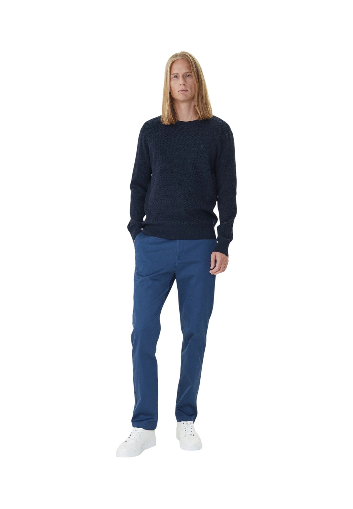 Maglione Girocollo Texture LV04LB327G Dark sapphire