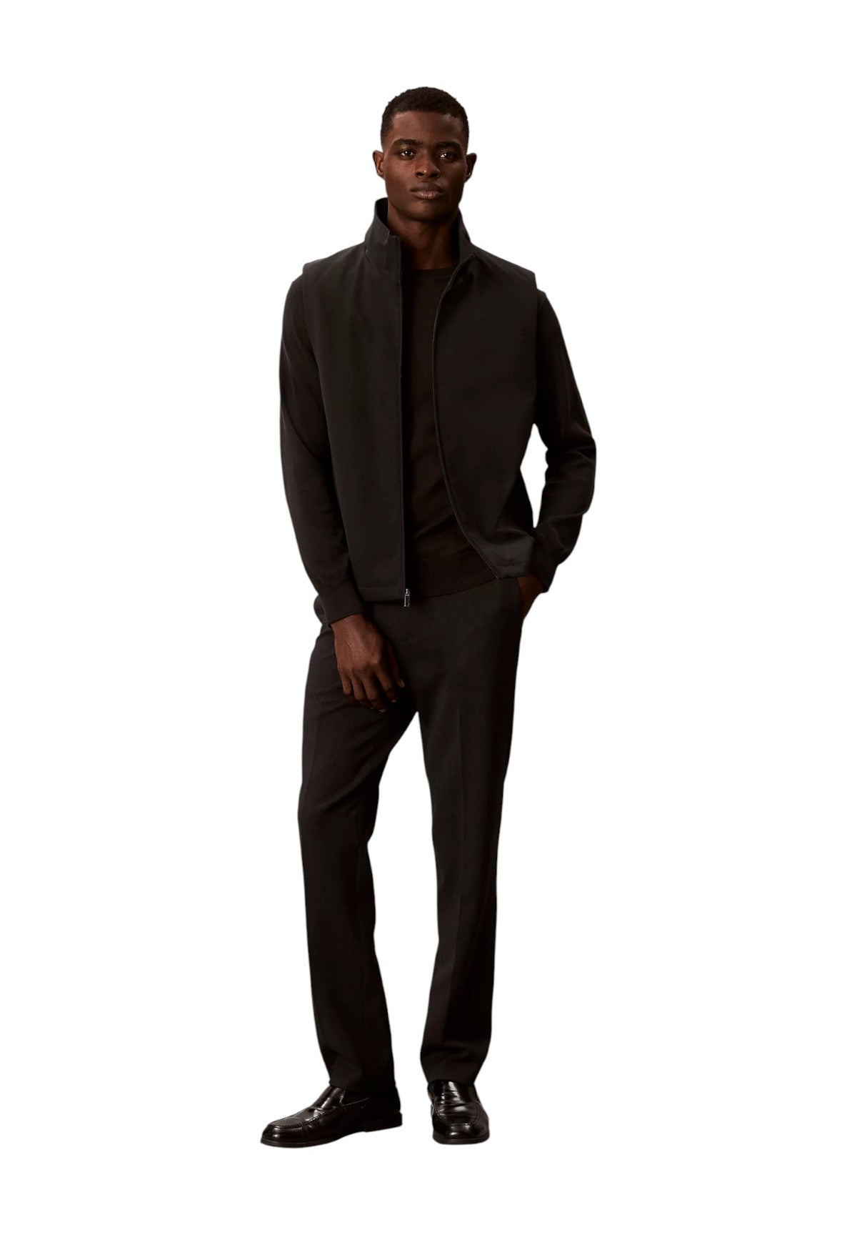 Smanicato Gilet Refined Tech LV04LC424G Black