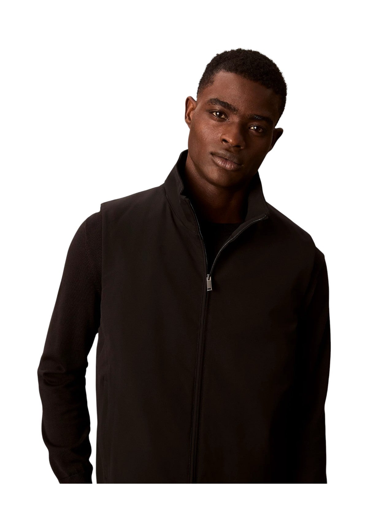 Smanicato Gilet Refined Tech LV04LC424G Black