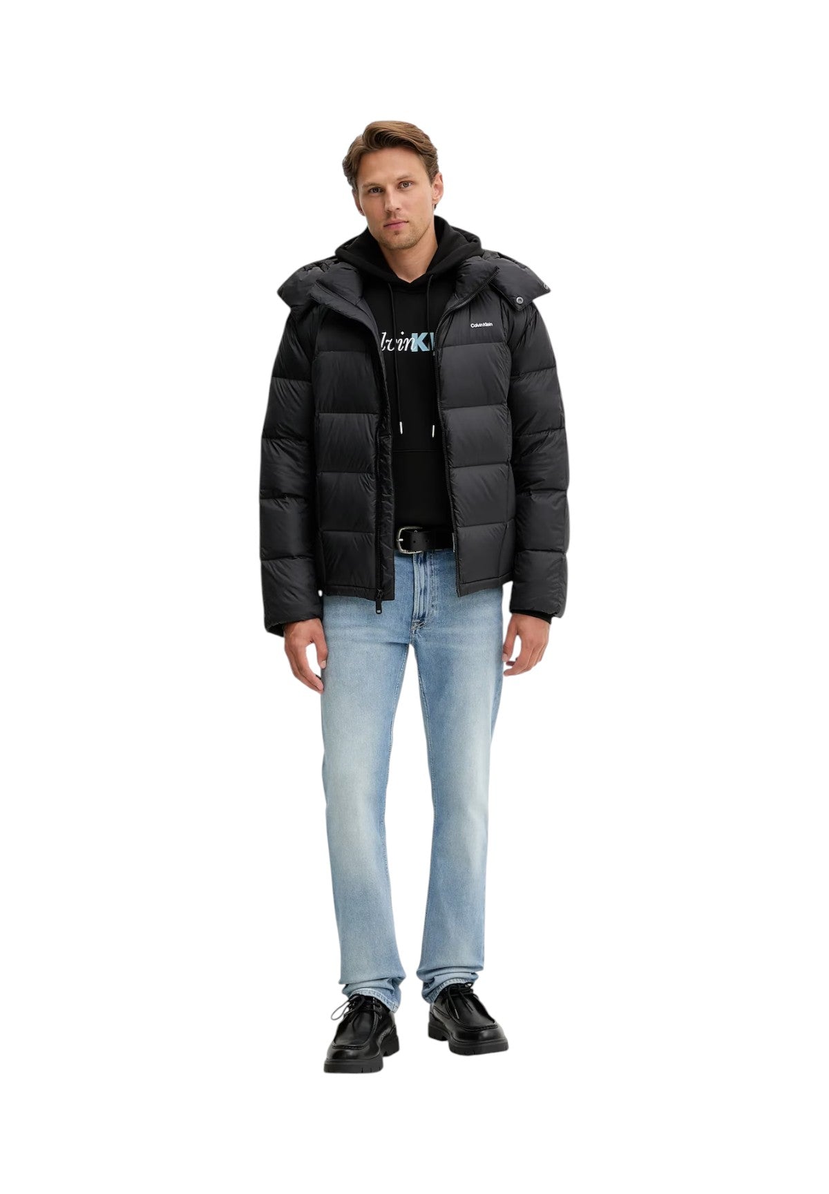 Felpa Pullover con Cappuccio Terry Cursi LV04LD241G Black