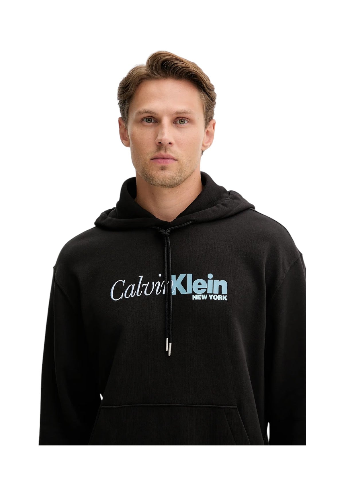 Felpa Pullover con Cappuccio Terry Cursi LV04LD241G Black