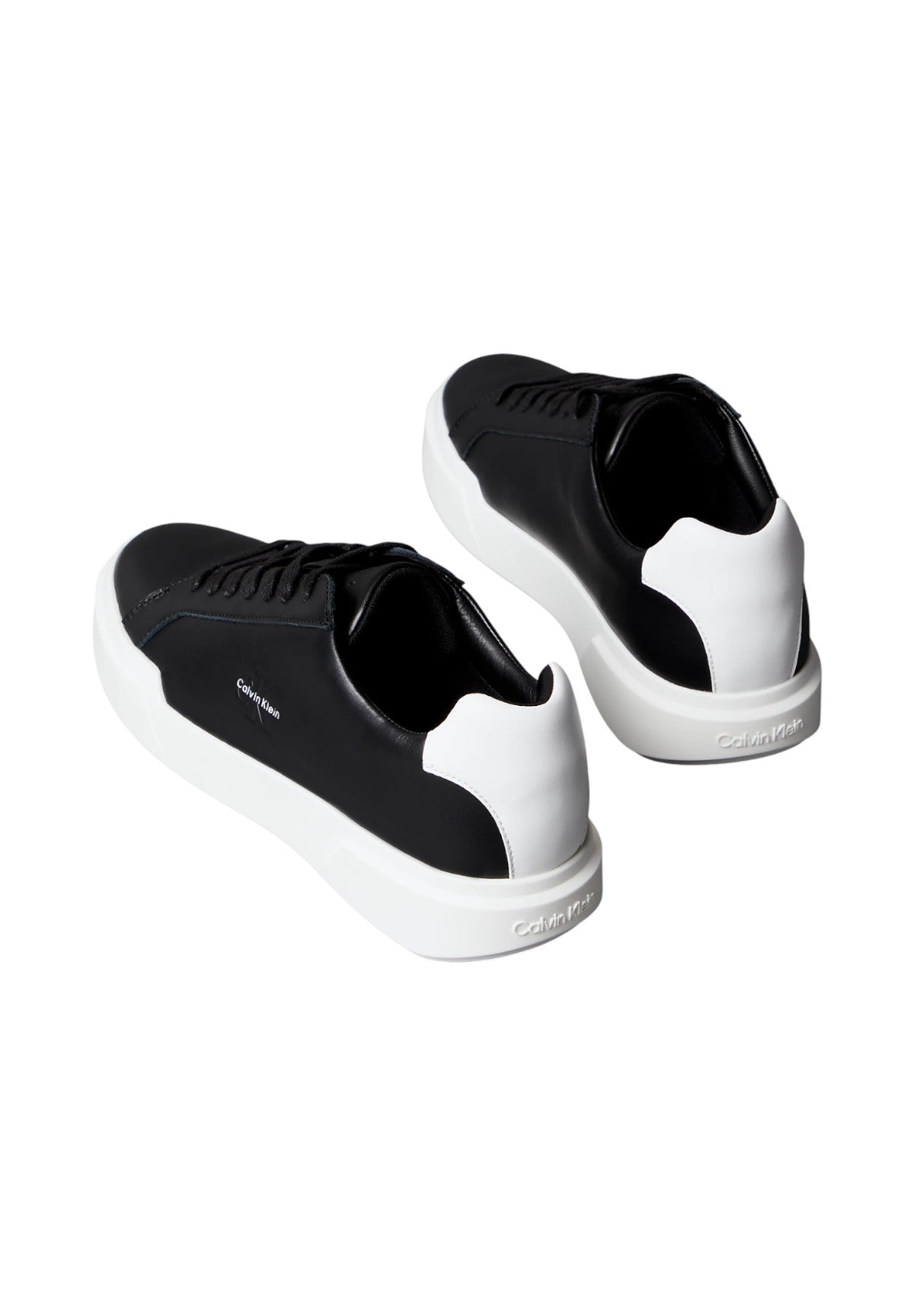 Sneakers Chunky Cupsole Laceu YM0YM01344 Black, Bright White