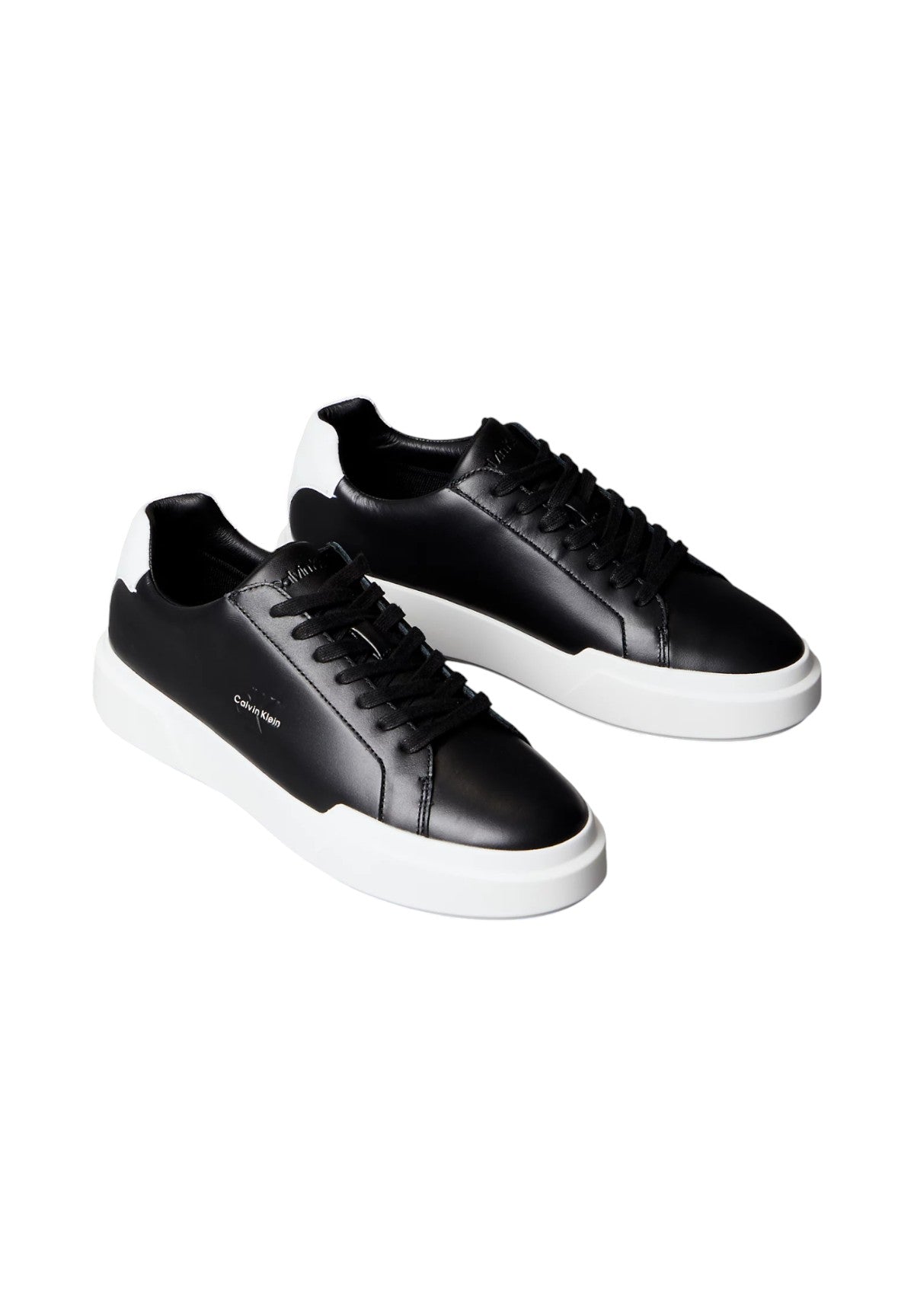 Sneakers Chunky Cupsole Laceu YM0YM01344 Black, Bright White