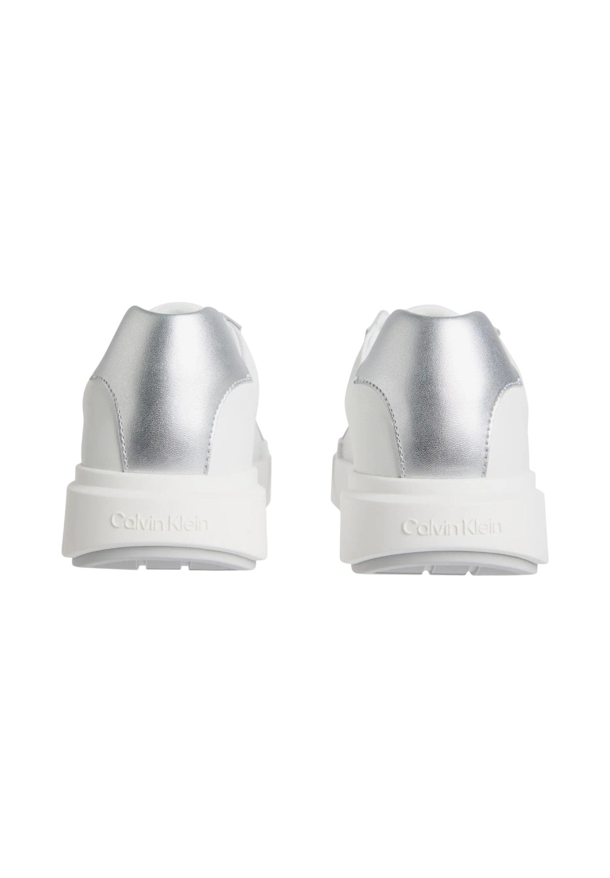 Sneakers Chunky Cupsole YW0YW01948 Bright White, Silver