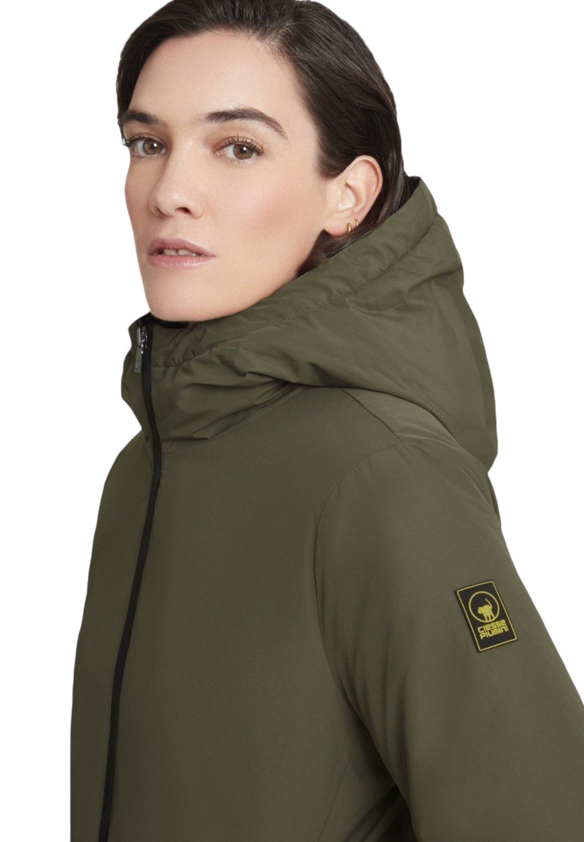 Piumino Pesante MATILDA Olive Night, Liger Yellow