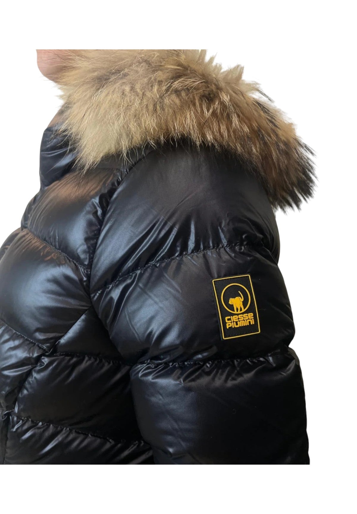 Piumino Pesante RANGI REAL FUR Jet Black