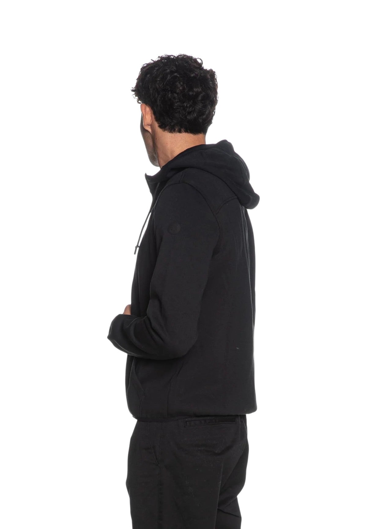 Felpa Full-Zip con Cappuccio YURI 3.0 Jet Black