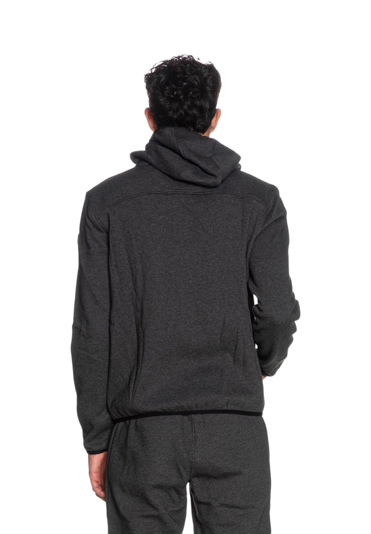 Felpa Full-Zip con Cappuccio YURI 3.0 Grey melange