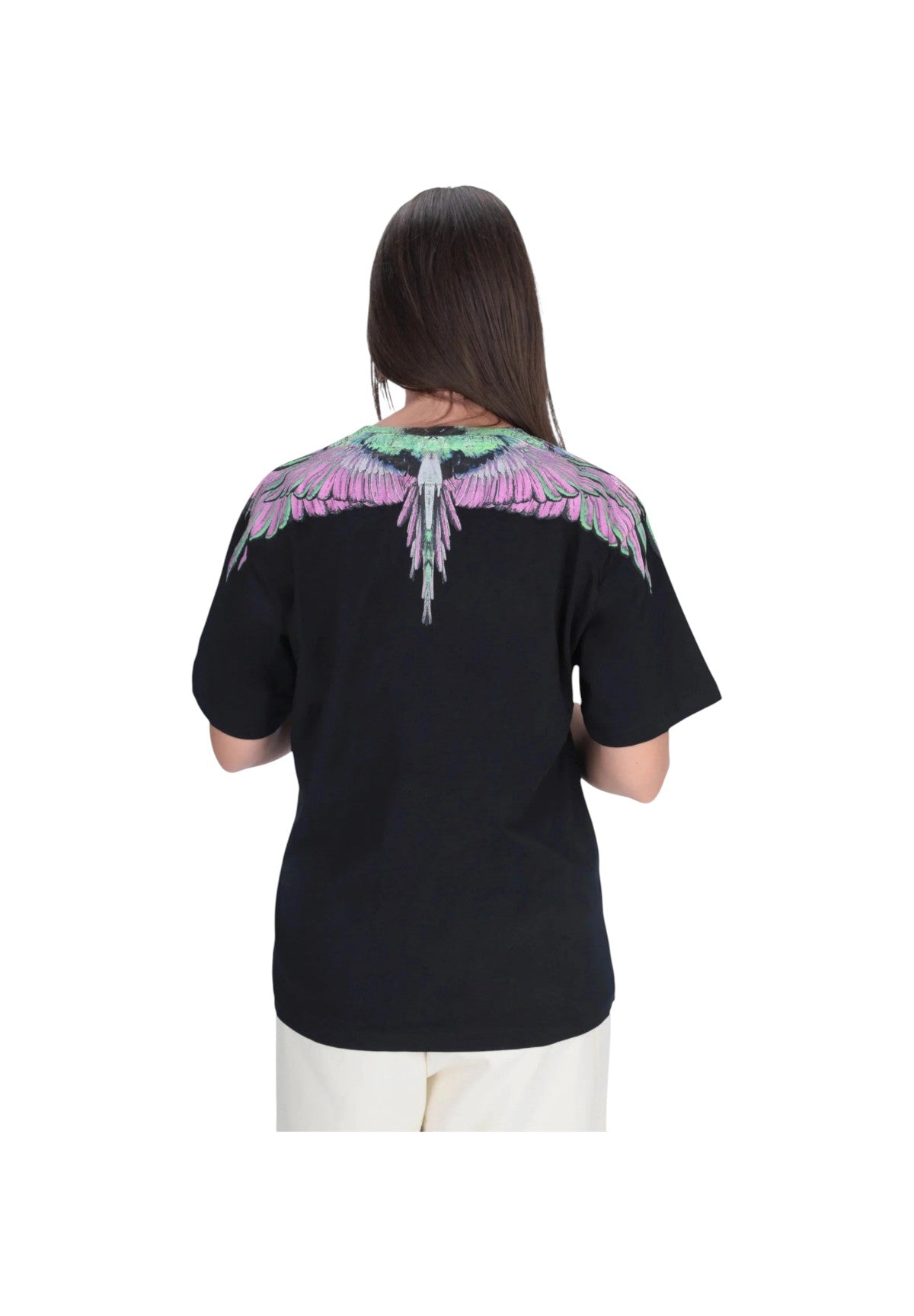 Maglia 25ICM30001 Nero, Pink Wings