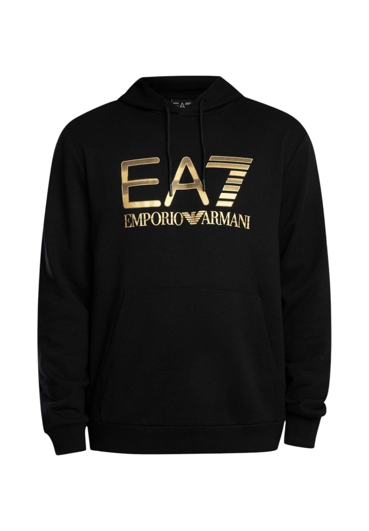 Felpa Pullover con Cappuccio 7M001190 Black