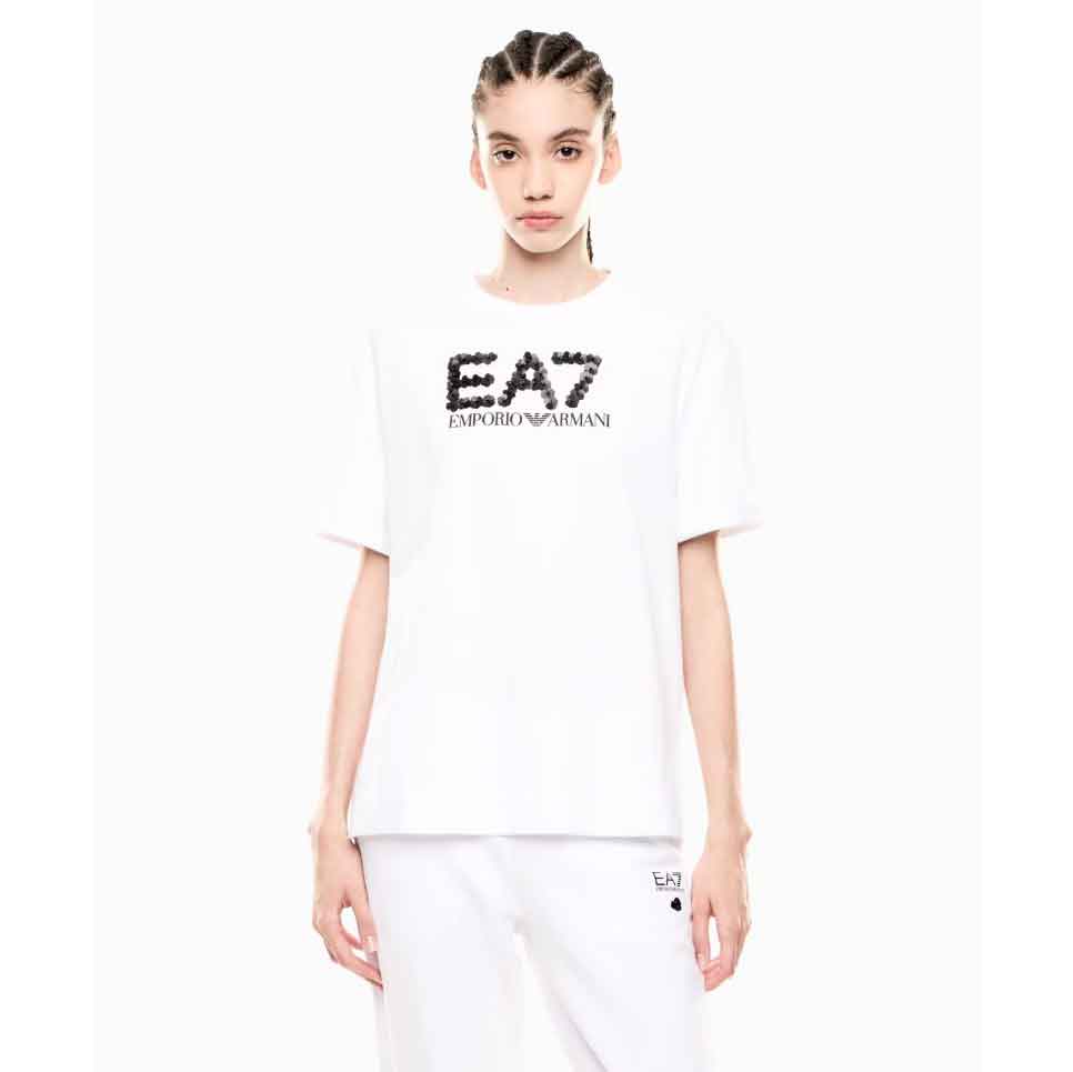 T-shirt a Maniche Corte 7W000540 White Alyssum