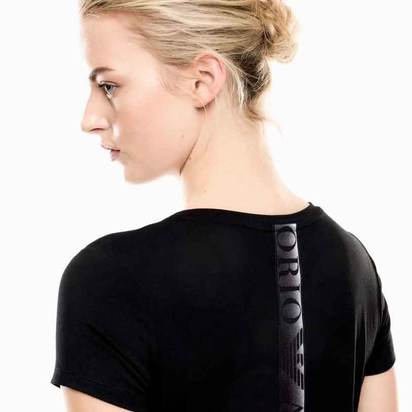 T-shirt a Maniche Corte 7W000673 Black