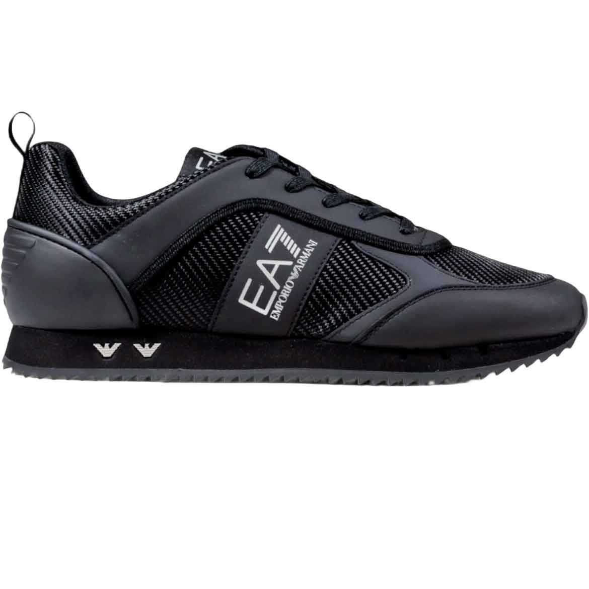 Sneakers 7X000337 Triple black, silver
