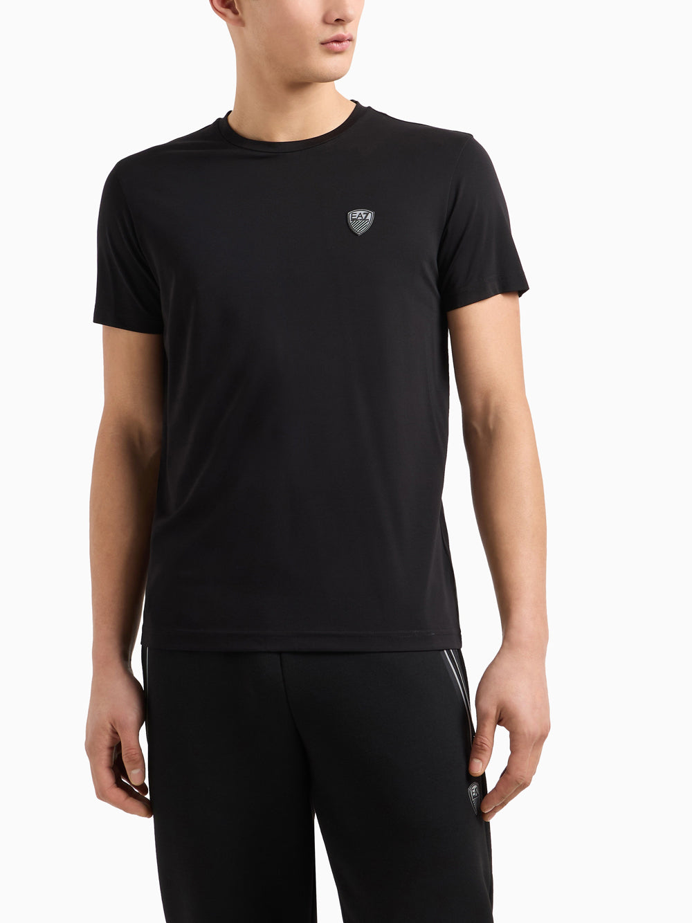 T-shirt con Stampa 8NPT16 Black