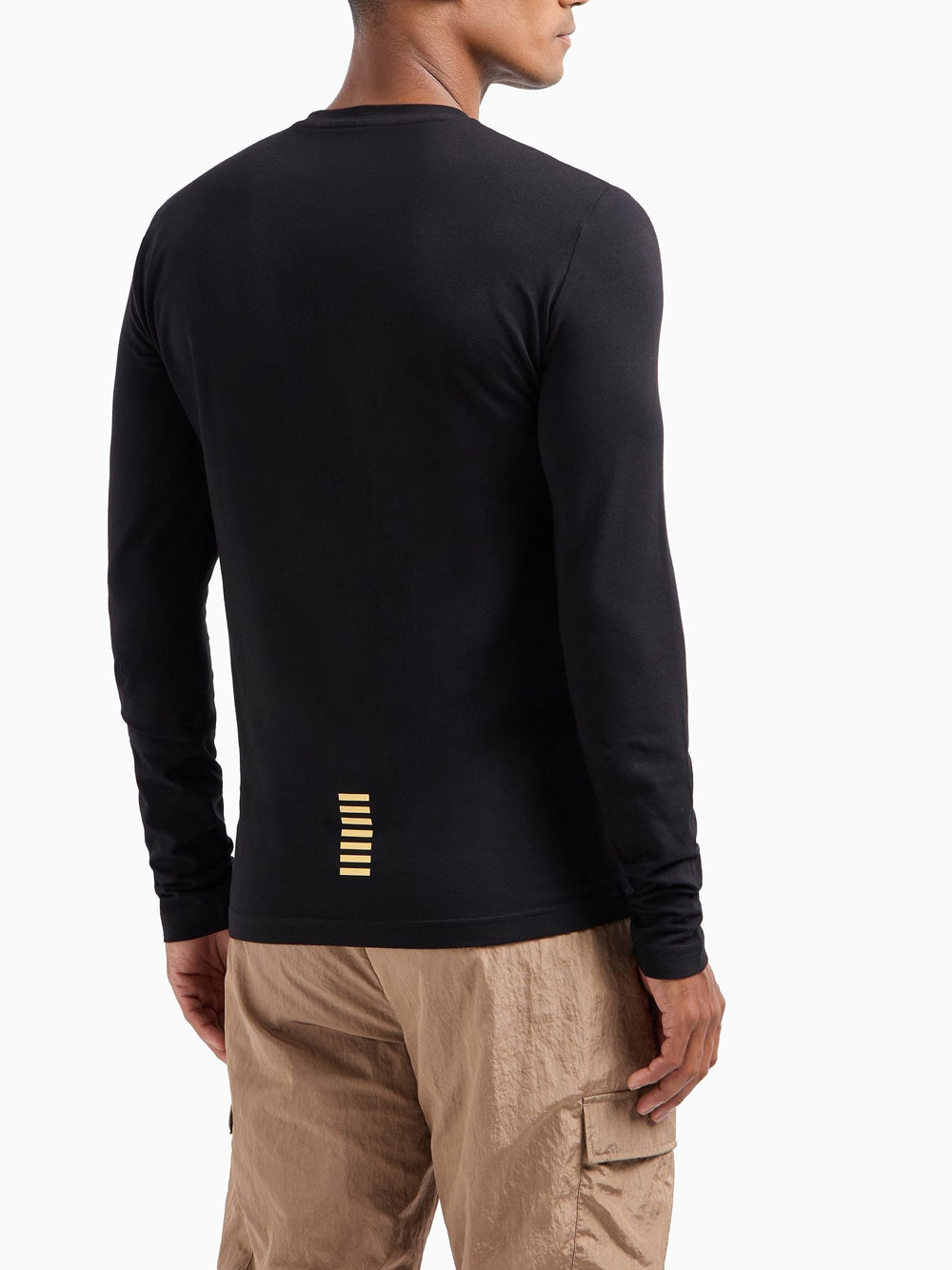 T-shirt a Maniche Lunghe 8NPT28 Black