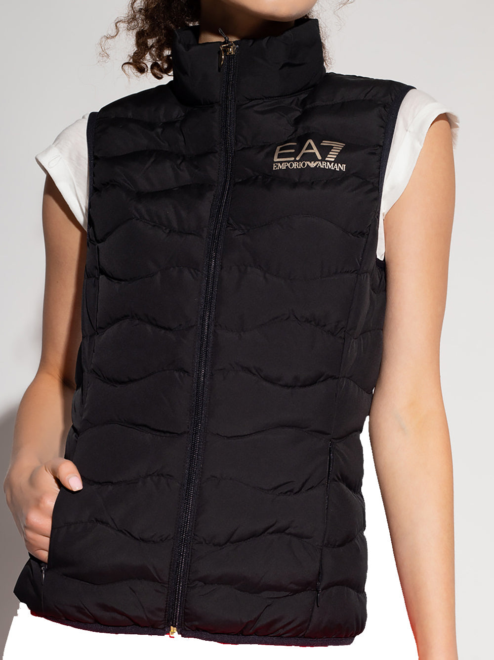 Smanicato Gilet 8NTQ08 Black