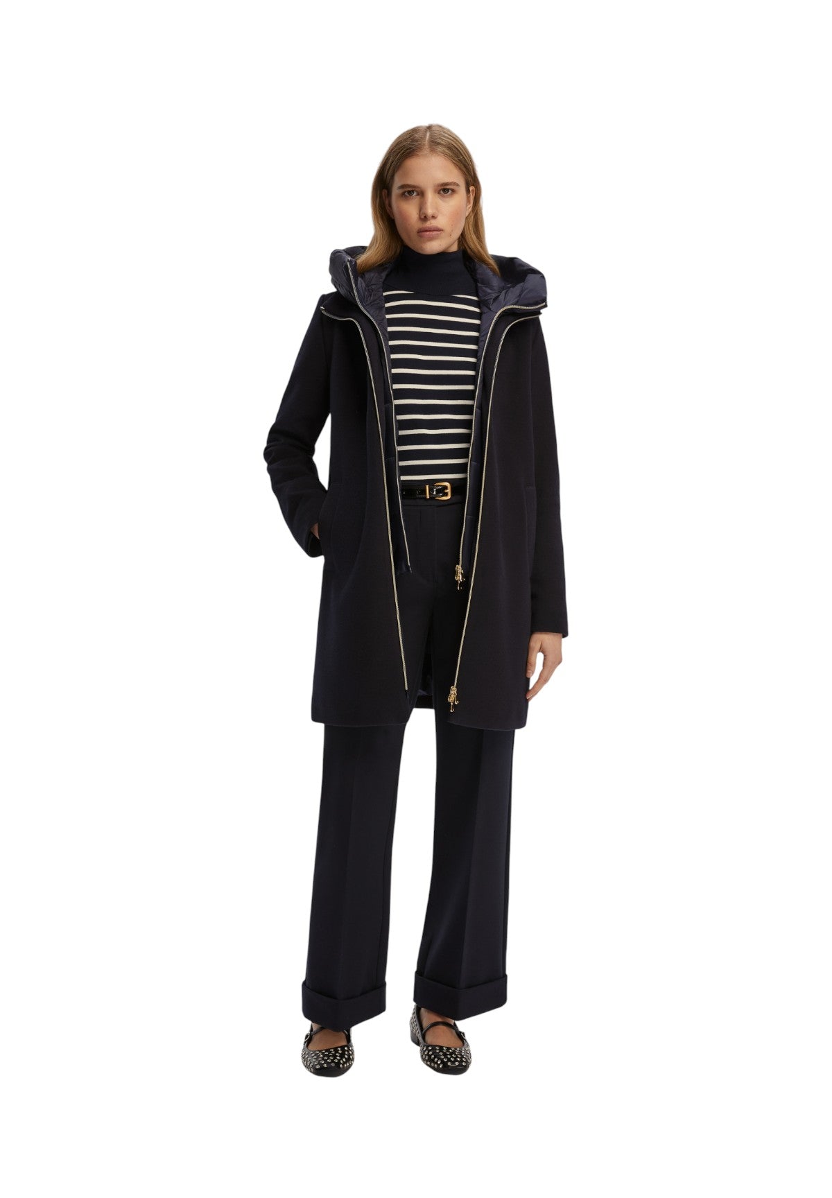 Piumino Pesante 2525496042200 BACIO Blu notte