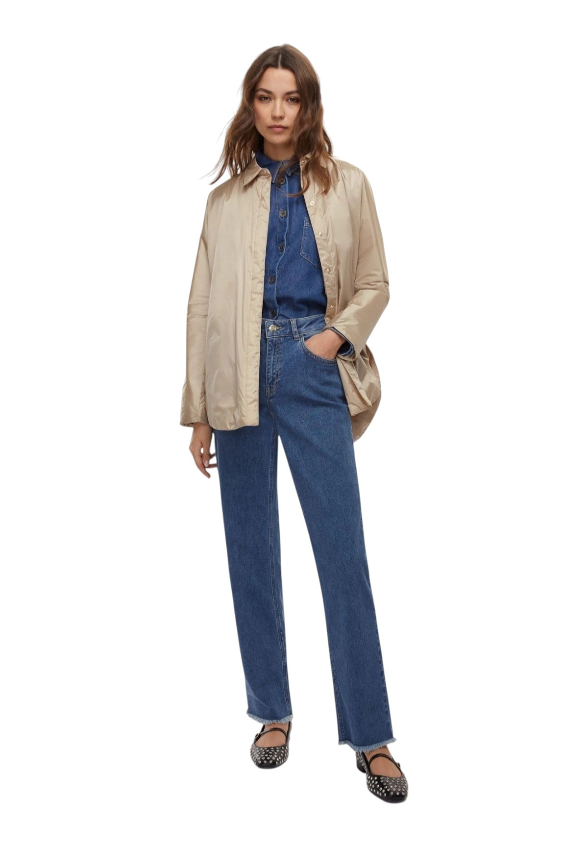 Camicia a Maniche Lunghe 2525116011200 BEA Blue Jeans