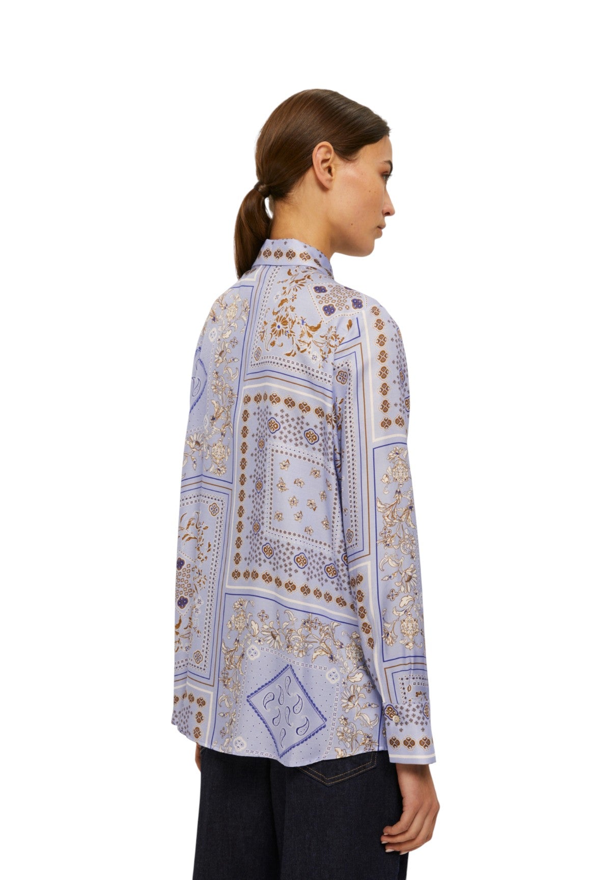 Camicia a Maniche Lunghe 2525116034200 BRUNICO Azzurro