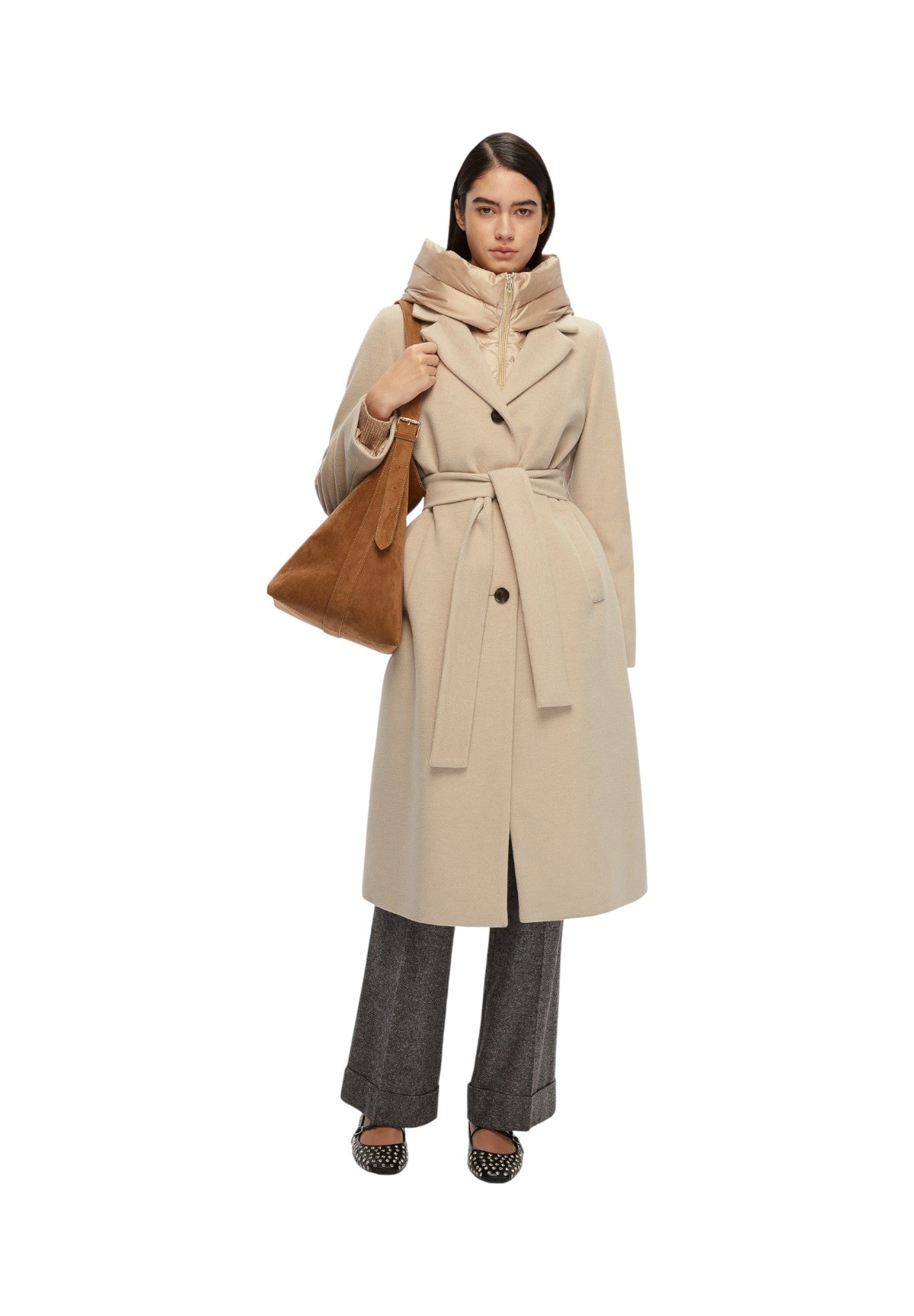 Piumino* 2525496052200 DESIDERIO Ecru