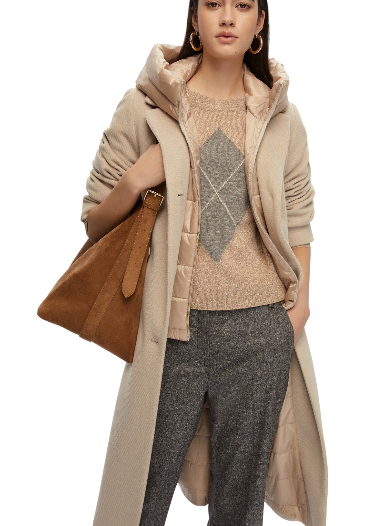 Piumino* 2525496052200 DESIDERIO Ecru