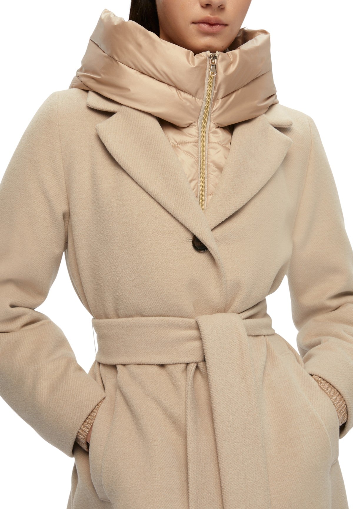 Piumino* 2525496052200 DESIDERIO Ecru