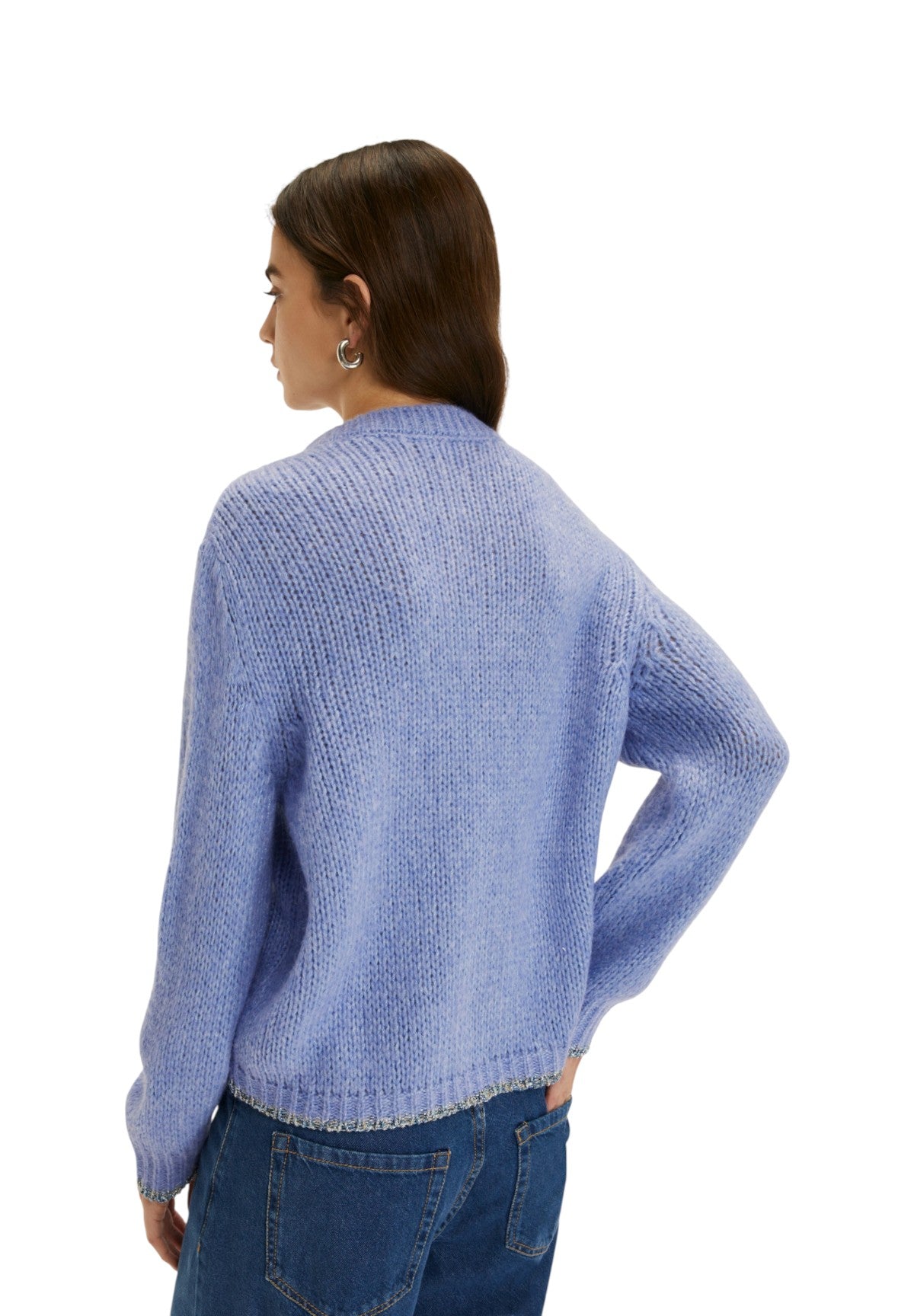 Maglione Girocollo 2525366025200 GARZA Azzurro