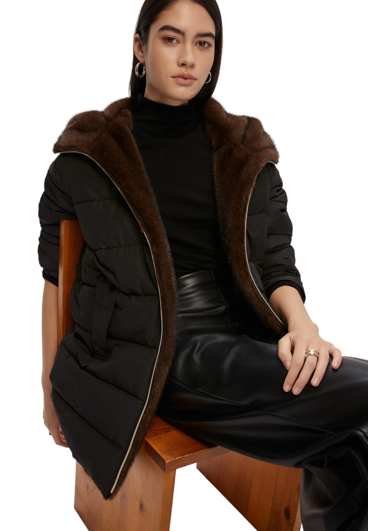 Piumino Pesante 2525486192200 GEBEL Nero