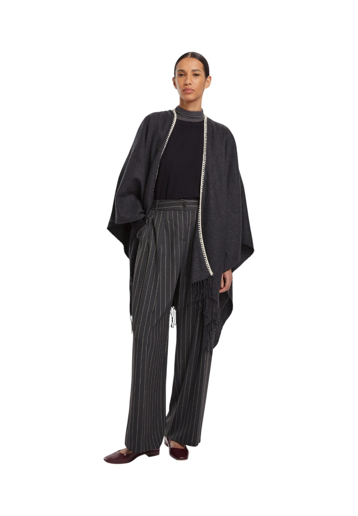 Sciarpa 2525546031200 HEIDI Grigio scuro