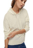 Emme Marella Felpa Pullover con Cappuccio ISEO Ecru