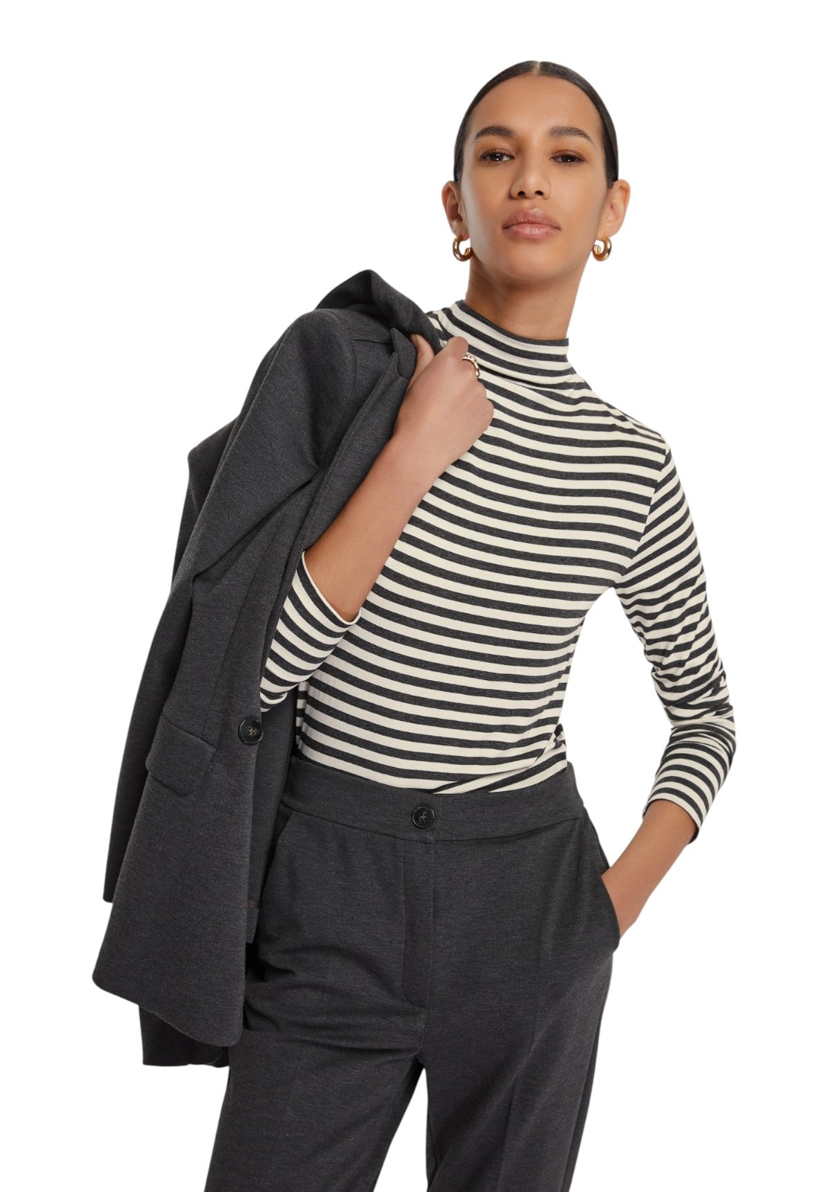 Maglia 2525946031200 MAIA Grigio Melange