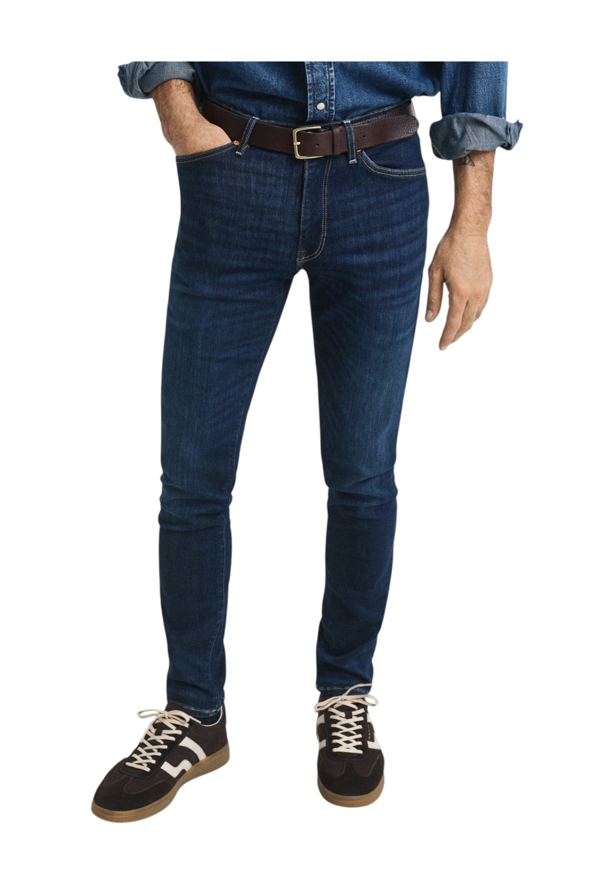 Jeans Extra Slim Active Recover 1000264 Dark Blue Worn In
