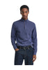 Gant Maglione Collo Alto Ribbed Half Zip 2068028 Khaki Mel