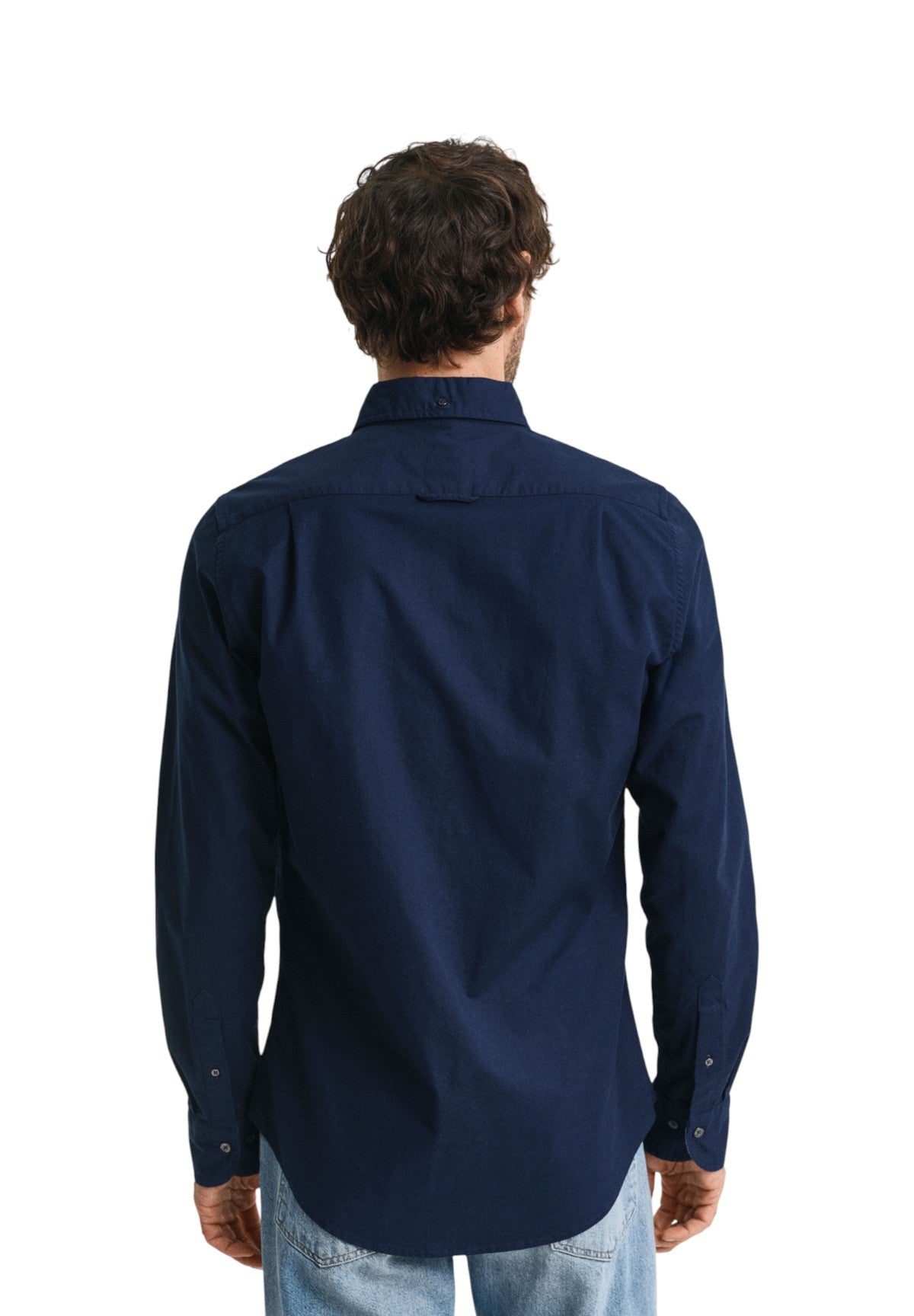Camicia a Maniche Lunghe Oxford 3230115 Marine