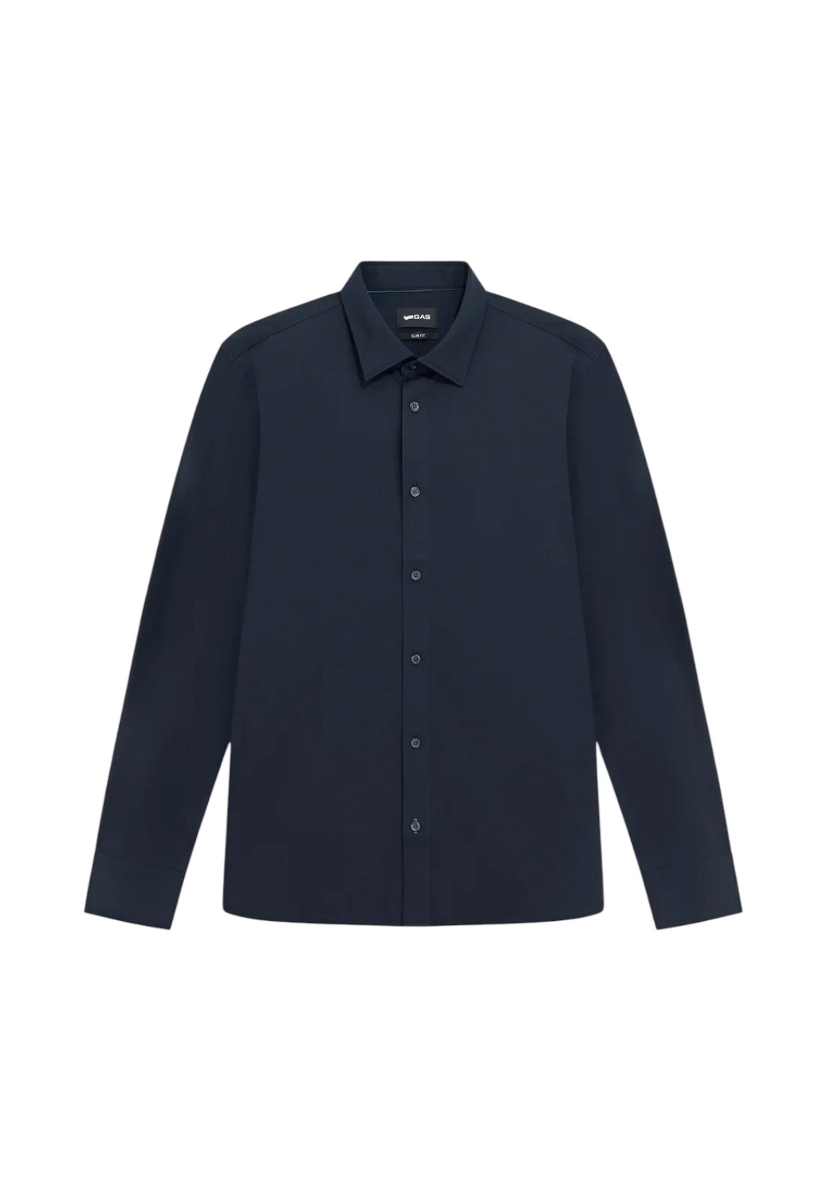 Camicia a Maniche Lunghe N. Kin/S B0705 Baritone Blue