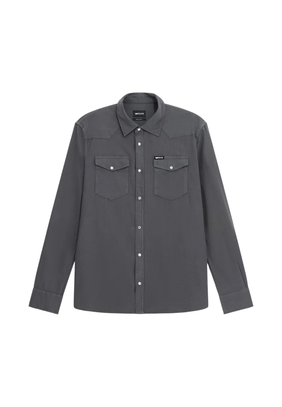 Camicia a Maniche Lunghe Kant/R B0711 Asphalt