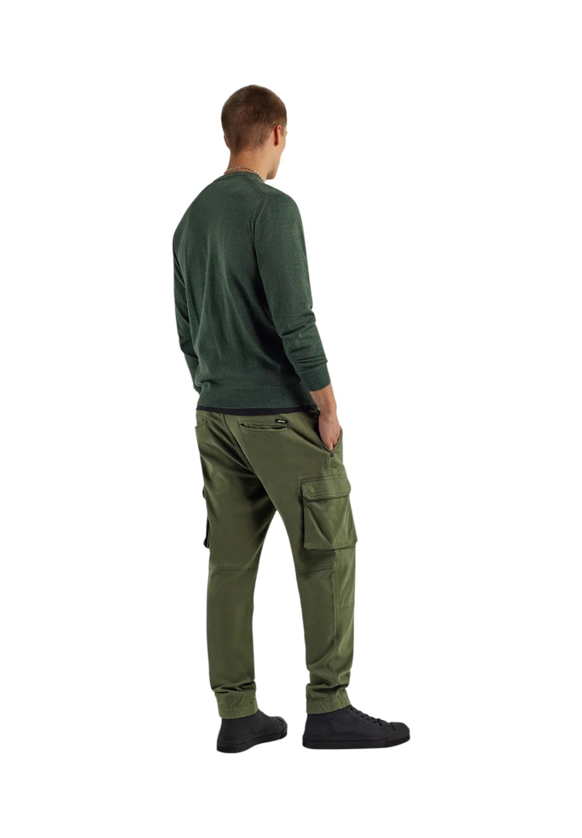 Pantaloni Bob Gym Pks W Dobby B0910 Four Leaf Oliv