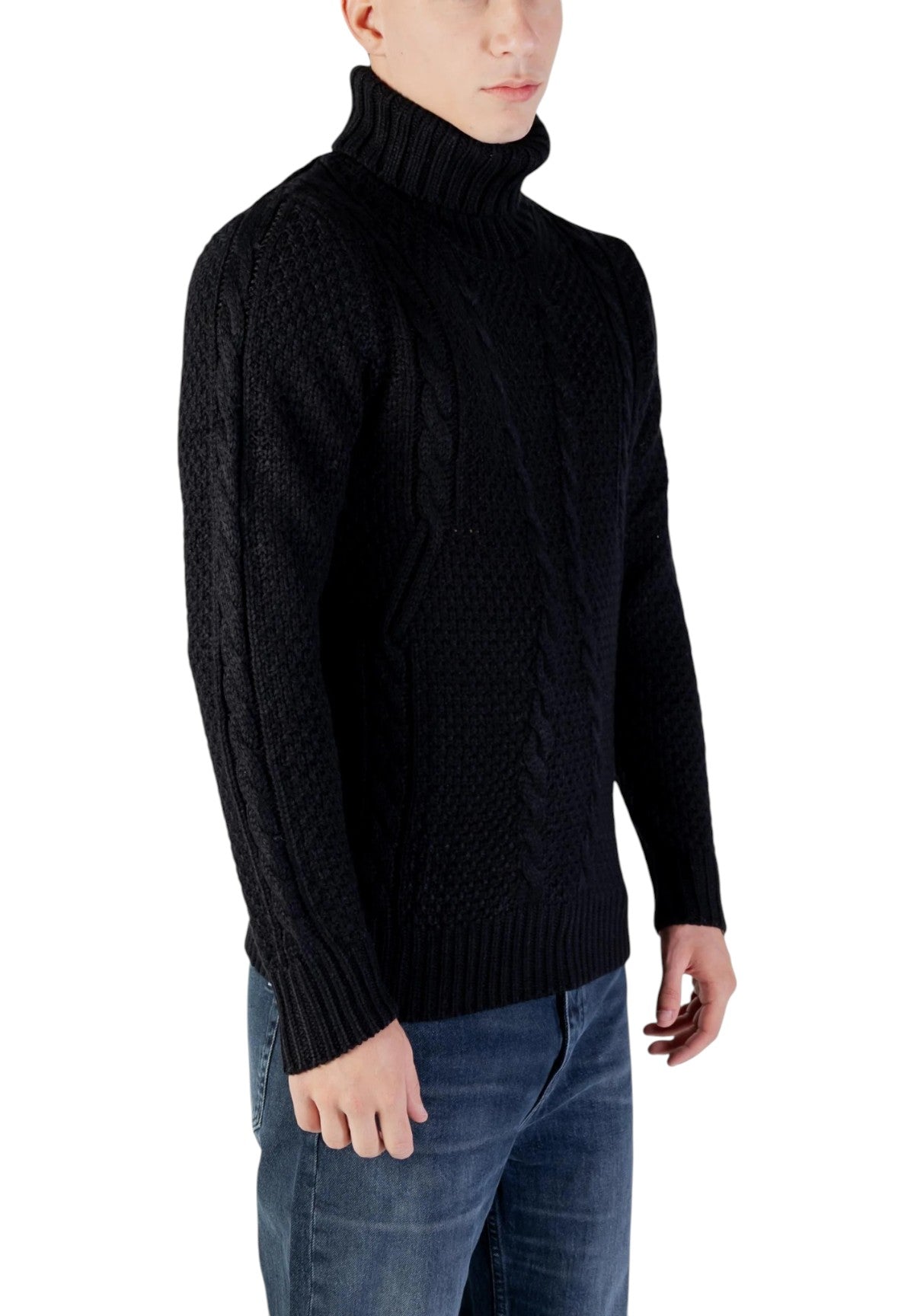Maglione Collo Alto BW793-F25 Black