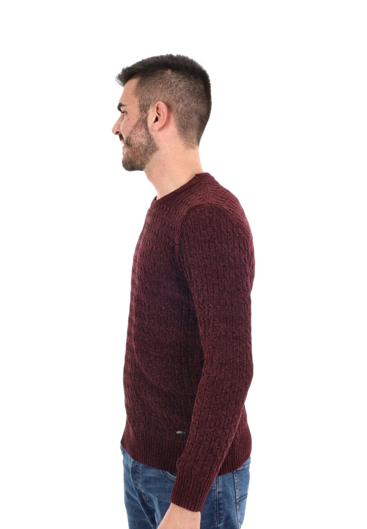 Maglione Collo Alto GL521S-F25 Bordeaux