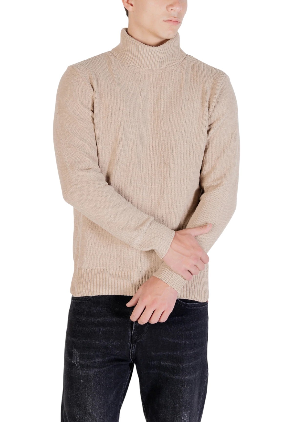 Maglione Collo Alto GL536S-F25 Beige